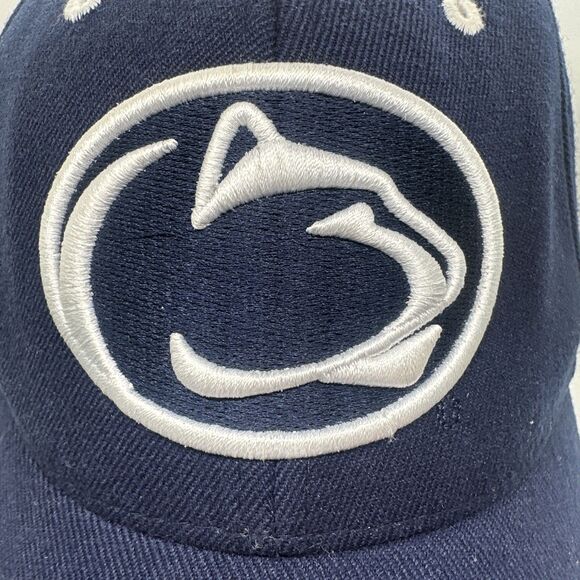 Vintage Penn State Nittany Lions Fitted Navy Hat Collegiate One Size - Picture 5 of 9